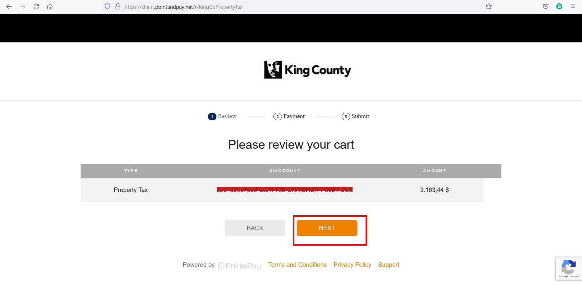 King County Payment Gateway