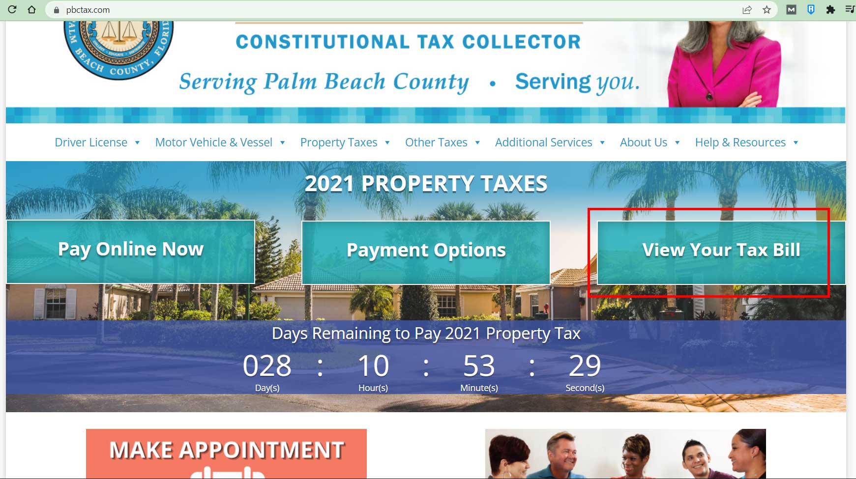 Enter Property Tax Palm Beach