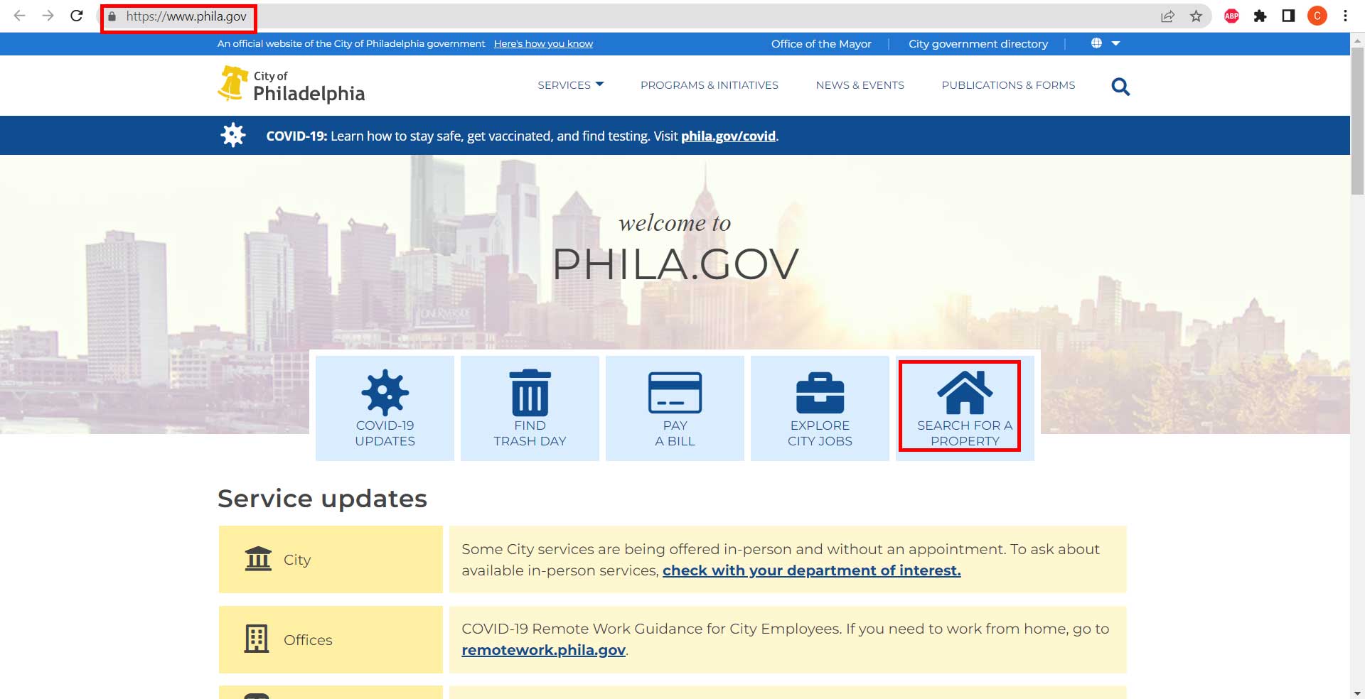 How to Search, Consult, Print, Download and Pay the Philadelphia Property Tax