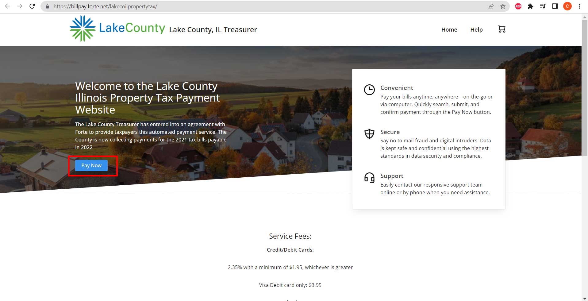 Lake County Property Tax Online Payment Portal