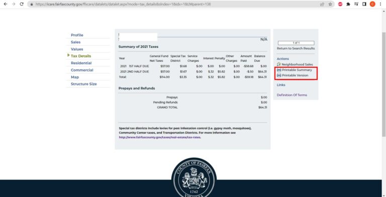 Property Tax Fairfax - 2026