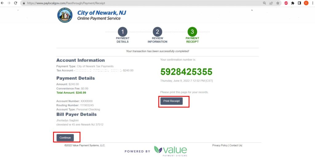 Property Tax Newark - 2026
