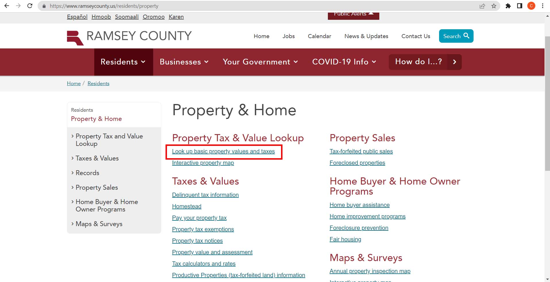 Ramsey County Property Tax Lookup
